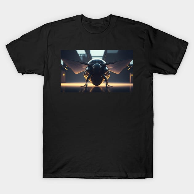 Insect robot with cinematic light T-Shirt by WODEXZ